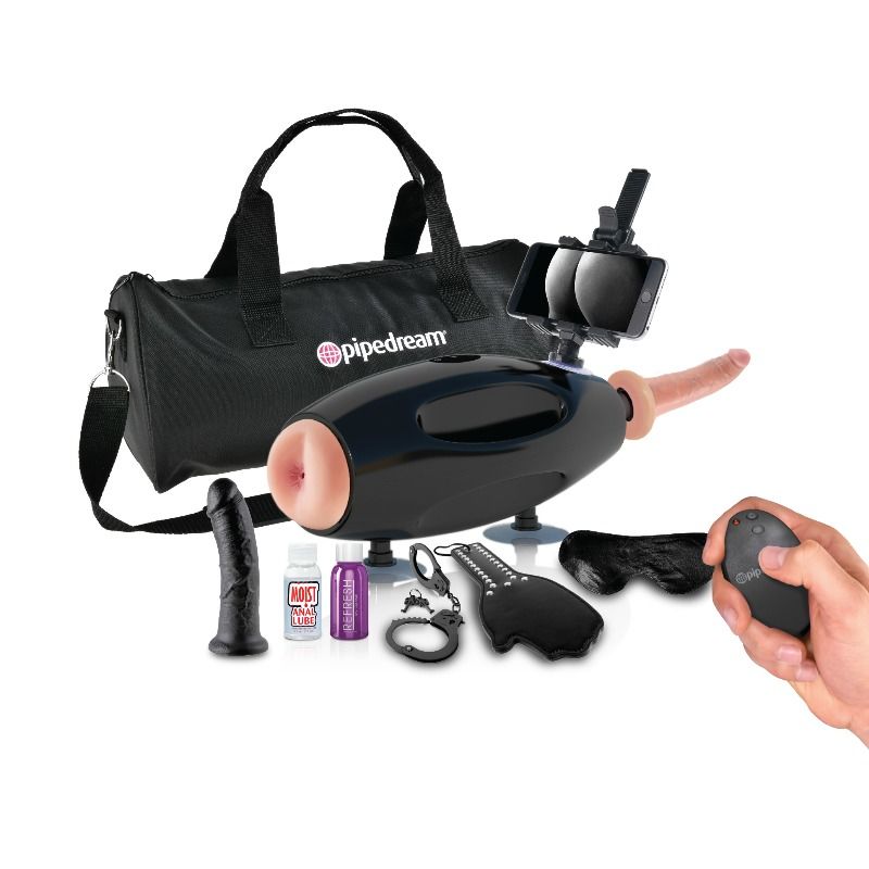 FETISH FANTASY EXTREME International – Tragbare Sexmaschine mit Universaladapter