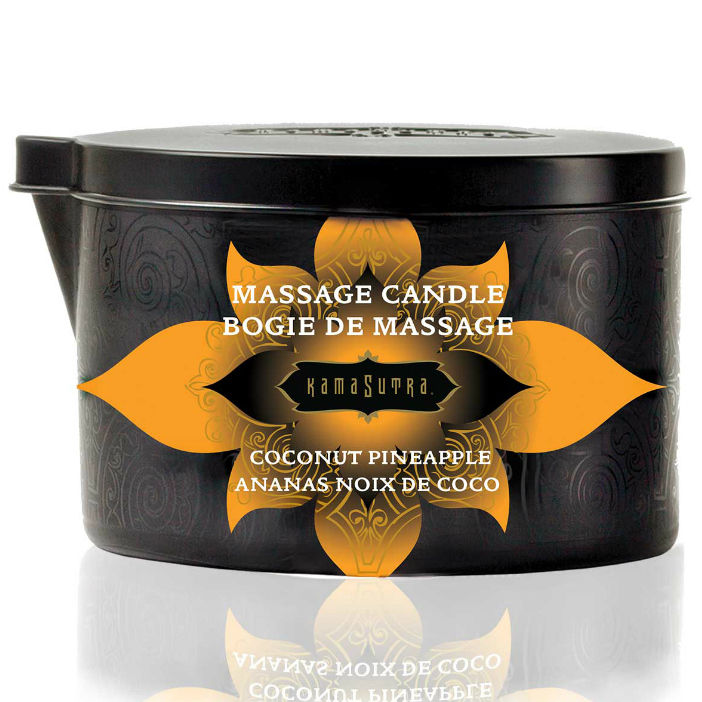 KAMASUTRA Kokosnuss-Ananas – Massagekerze, 170 g