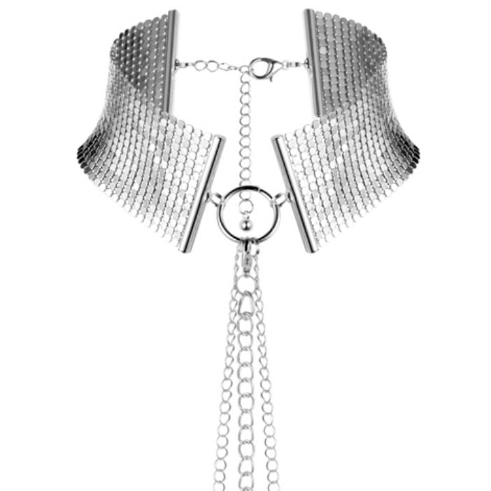 BIJOUX INDISCRETS Désir Métallique – Silbermetallische Halskette