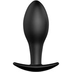 PRETTY LOVE – Plug anale ancorante in silicone 8.5 cm nero