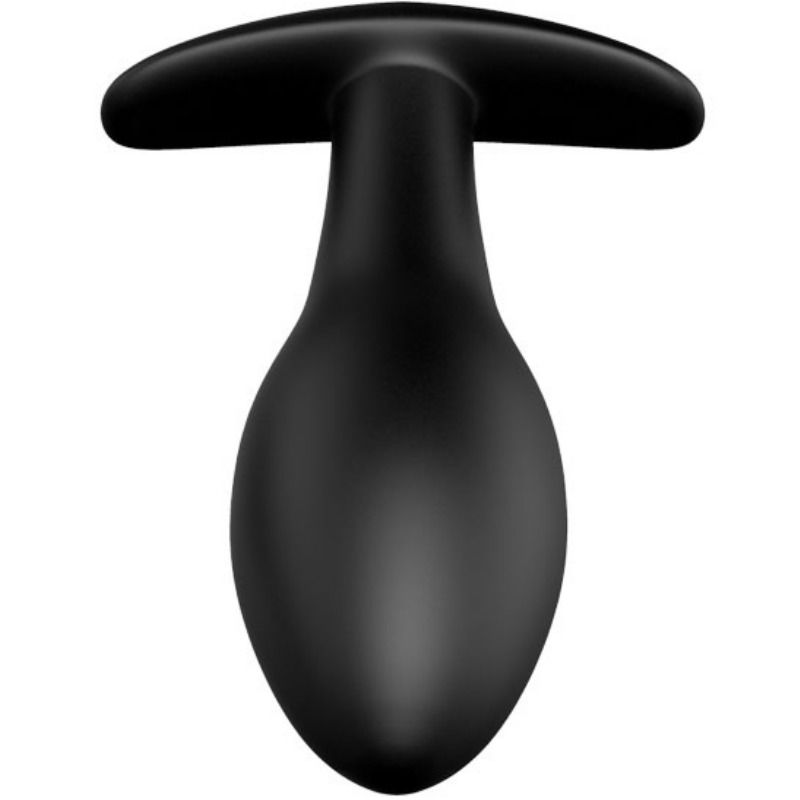 PRETTY LOVE – Plug anale ancorante in silicone 8.5 cm nero