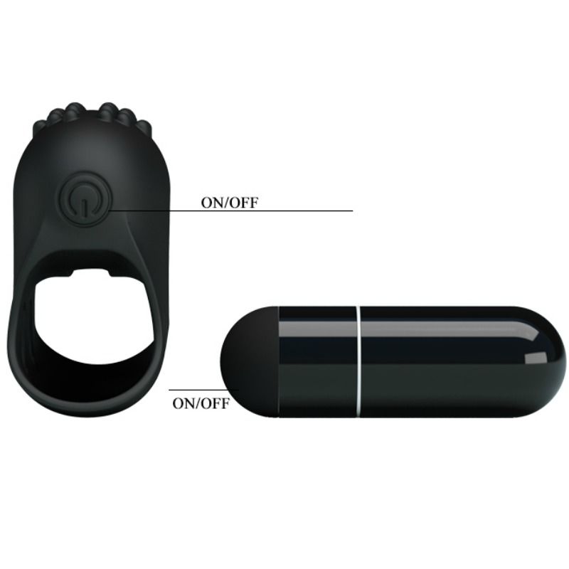 PRETTY LOVE Steward – Flirtation  black vibration thimble