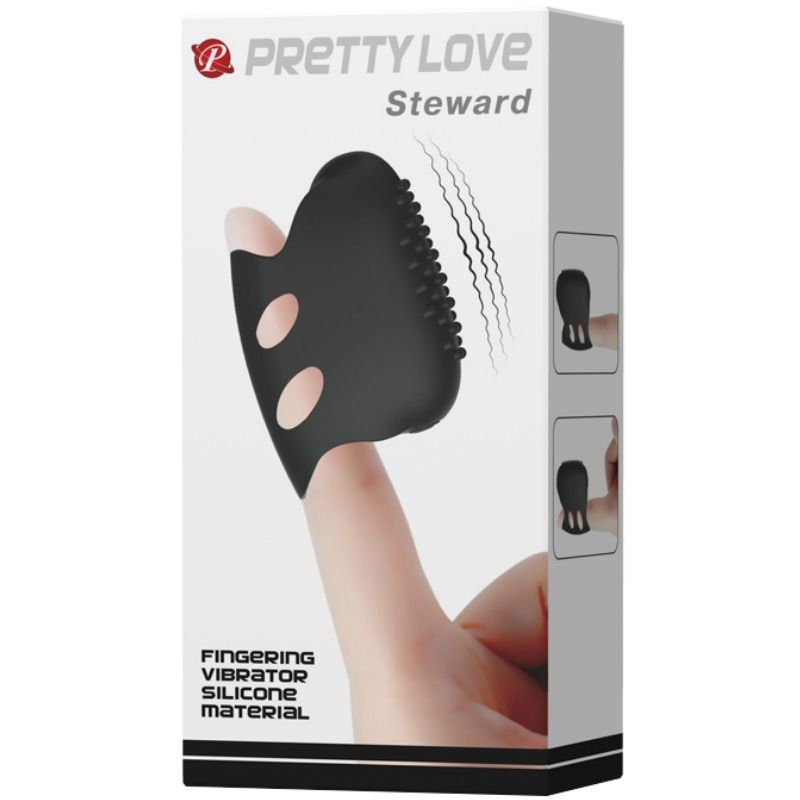 PRETTY LOVE Steward – Flirtation  black vibration thimble