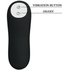 PRETTY LOVE – Analplug in Penisform mit 12 Vibrationsmodi, schwarz