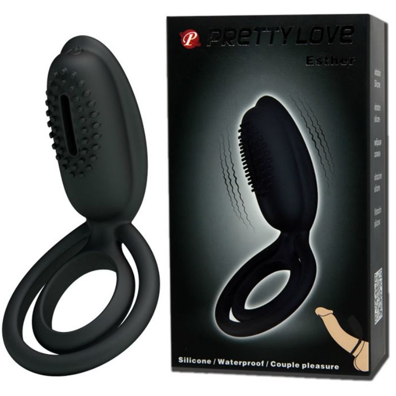 PRETTY LOVE Esther – Vibrating ring with stimulator