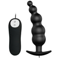 PRETTY LOVE – Plug anale in silicone extra stimolazione e 12 modalit di vibrazione nero