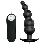PRETTY LOVE – Plug anale in silicone extra stimolazione e 12 modalit di vibrazione nero