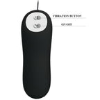 PRETTY LOVE – Plug anal forme dancre silicone 12 modes de vibration noir
