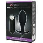 PRETTY LOVE – Plug anal forme dancre silicone 12 modes de vibration noir