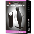 PRETTY LOVE – Plug anale in silicone 12 modalit di vibrazione nero