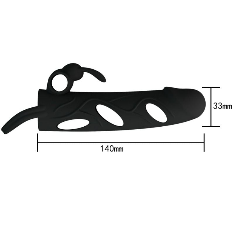 PRETTY LOVE – Copertura in silicone con vibrazione 14 cm 1.0