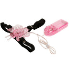 BAILE – Strap-on mit vibrierendem Schmetterling, pink