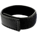LEATHER BODY – Verstellbarer Ledergurt mit Klettverschluss, schwarz
