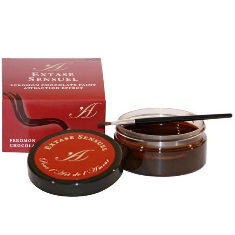 EXTASE SENSUAL – Peinture corporelle au chocolat avec effet dattraction 50 ml