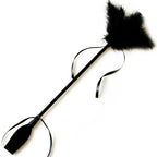 SECRETPLAY Whip & Tickle – Black Whip & feather