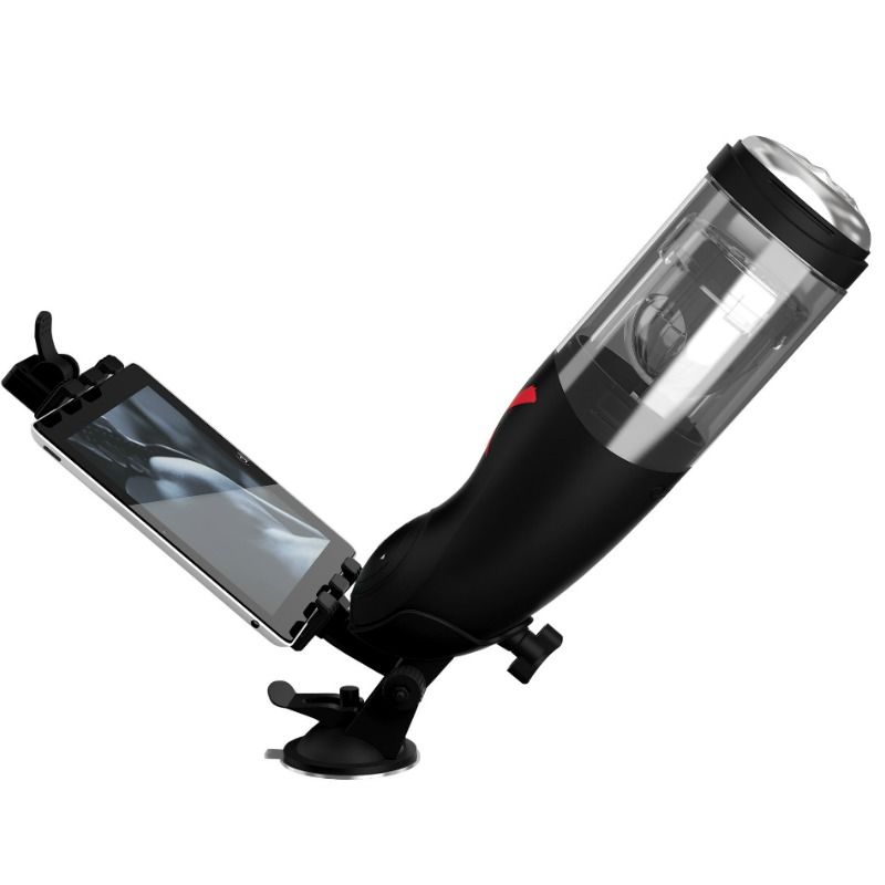 PDX Elite Deluxe Mega-Bator – Freihändiger Masturbator mit Rotation und Stossfunktion