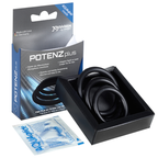JOYDIVISION Potenzduo Plus – Set 3 anelli nero – s, m, L