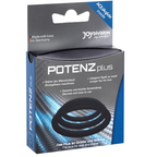 JOYDIVISION Potenzduo Plus – Set 3 anelli nero – s, m, L