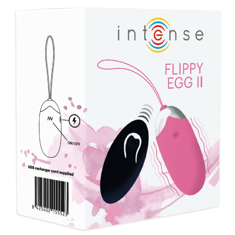 INTENSE Flippy II – Uovo vibrante  con telecomando rosa