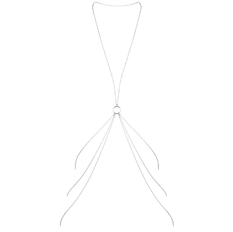 BIJOUX INDISCRETS Magnifique – Figur-8-Körperkette, silber