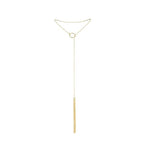 BIJOUX INDISCRETS Magnifique – Metallkette mit goldenen Fransen