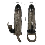 BAILE Brave – Couvre-pénis  man avec lapin noir 16.5 cm