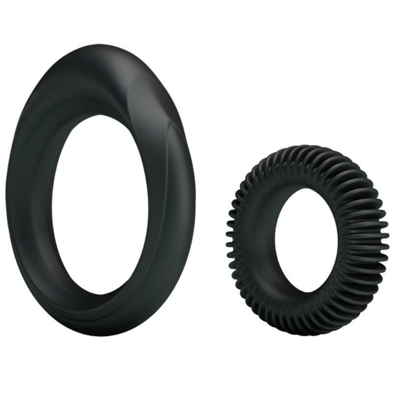 BAILE Manhood – Kit 2 anelli in silicone ring