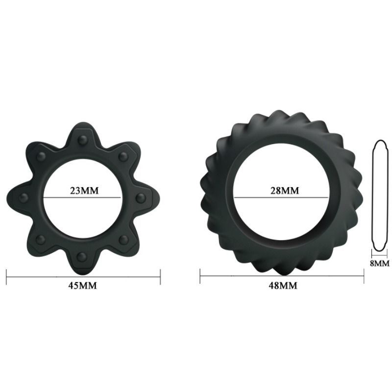 BAILE Flowering – Kit 2 ring  silicone rings