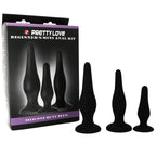 PRETTY LOVE – Analplug-Set Silikon, 3-teilig