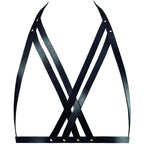 BIJOUX INDISCRETS Maze – Halter bra harness black
