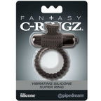 FANTASY C-RINGZ – Anello vibrante in silicone nero