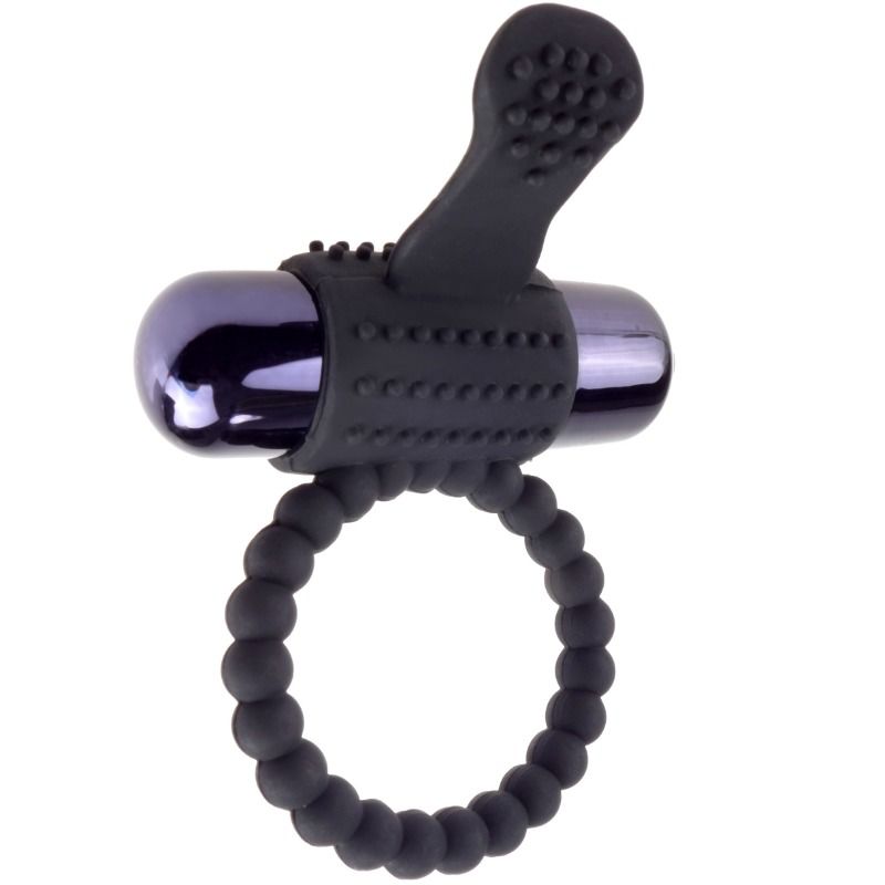 FANTASY C-RINGZ – Anello vibrante in silicone nero