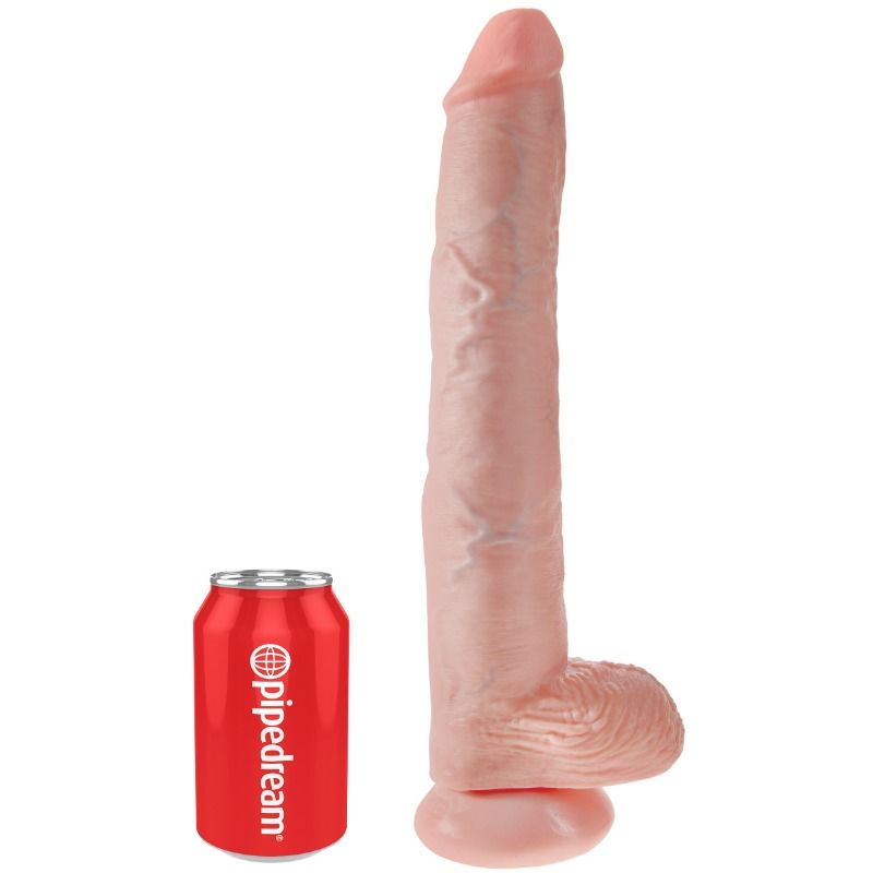 KING COCK – Klassischer Dildo mit Hoden