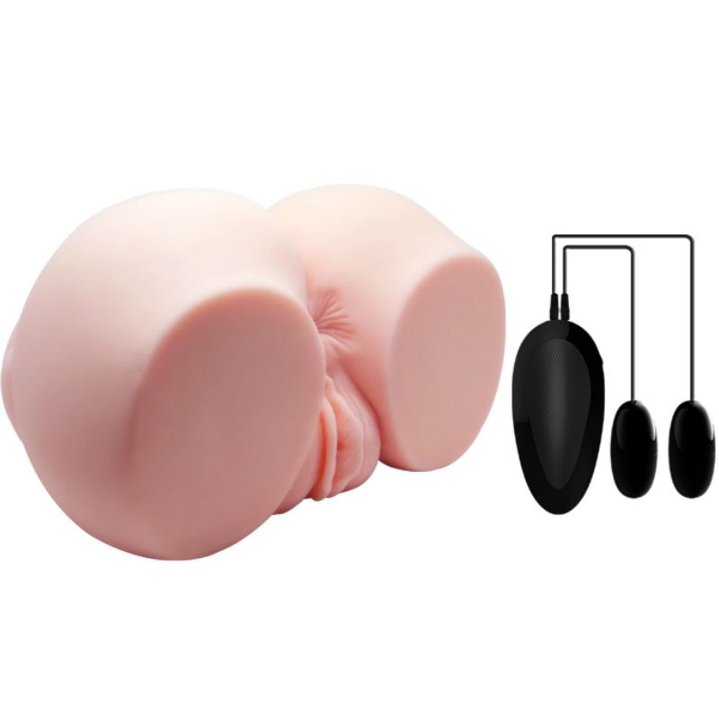CRAZY BULL Realistische Vagina und Anus – Masturbator mit Vibration