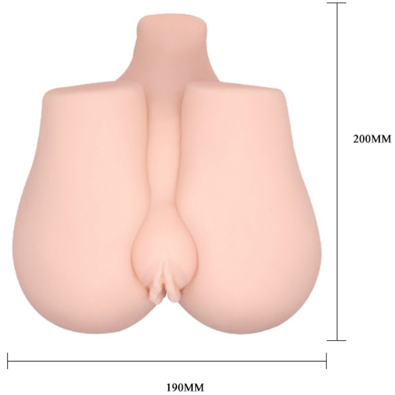 CRAZY BULL Realistische Vagina und Anus 3 – Masturbator mit angehobener Beinposition