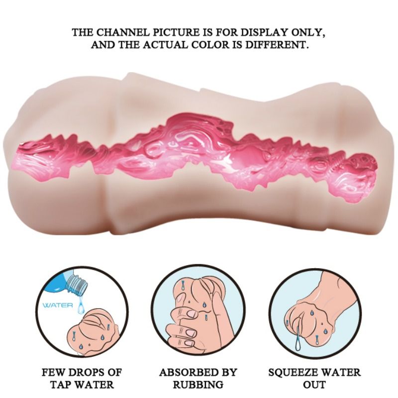 CRAZY BULL – Water skin vagina masturbador with vibrating bullet 2
