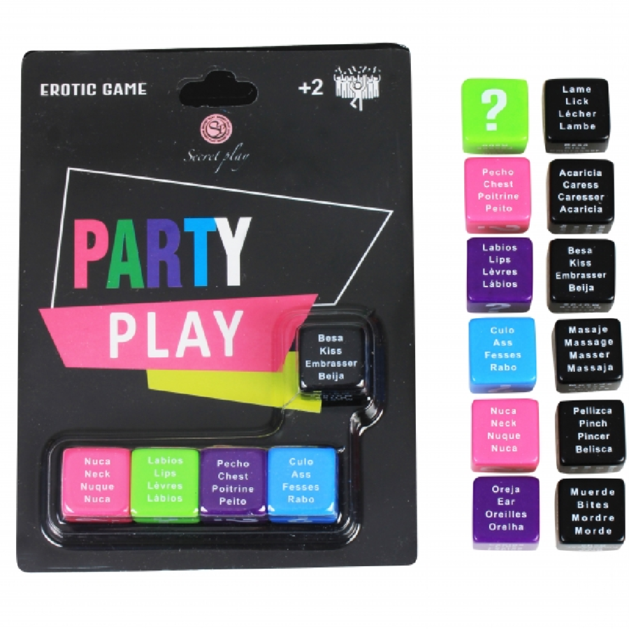 SECRETPLAY Party Play – Jeu  5 dés (es/pt/en/fr)