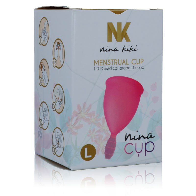 NINA KIKÍ – COUPE MENSTRUELLE ROSE – TAILLE
