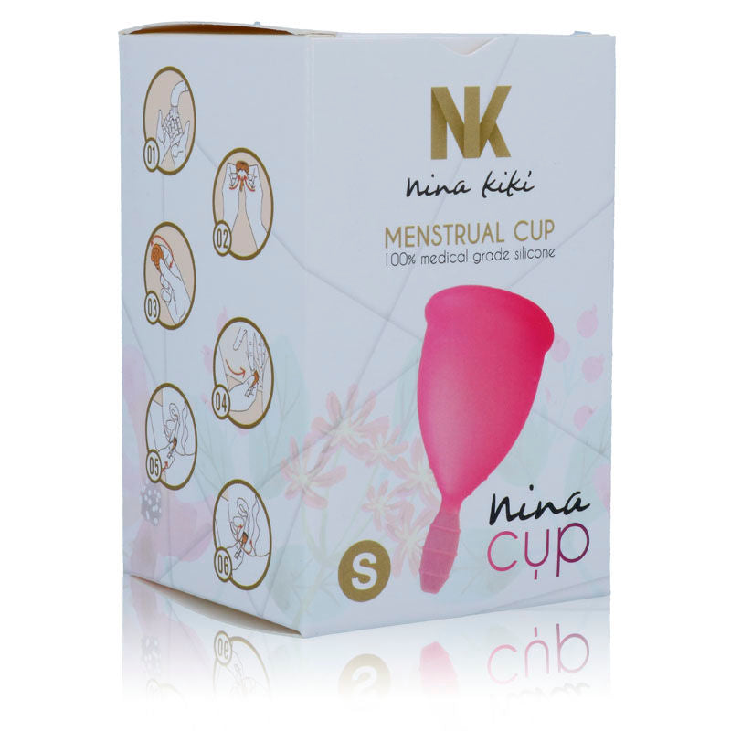 NINA KIKÍ – COUPE MENSTRUELLE ROSE – TAILLE