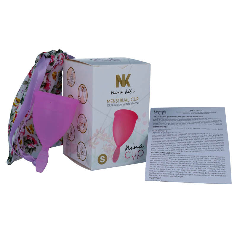NINA KIKÍ – MENSTRUAL CUP PURPLE – SIZE