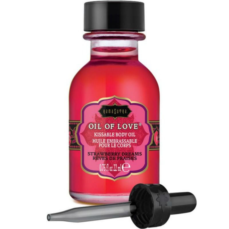 KAMASUTRA Kussöl Erdbeere – Öl der Liebe, 22 ml