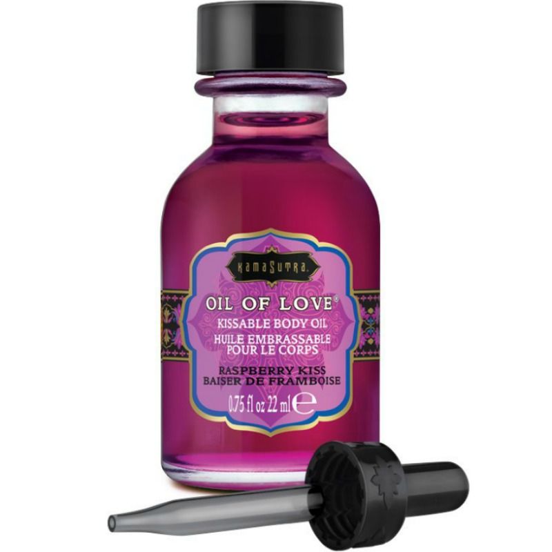 KAMASUTRA Kussöl Himbeere – Öl der Liebe, 22 ml
