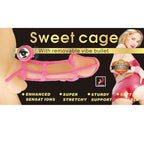 BAILE Sweet – Rosa Silikonhülle mit Penisring und 10 Vibrationsrhythmen
