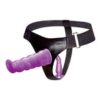 BAILE – Vaginal- und Anal-Strap-on Flieder mit G-Punkt-Dildo, 17 cm