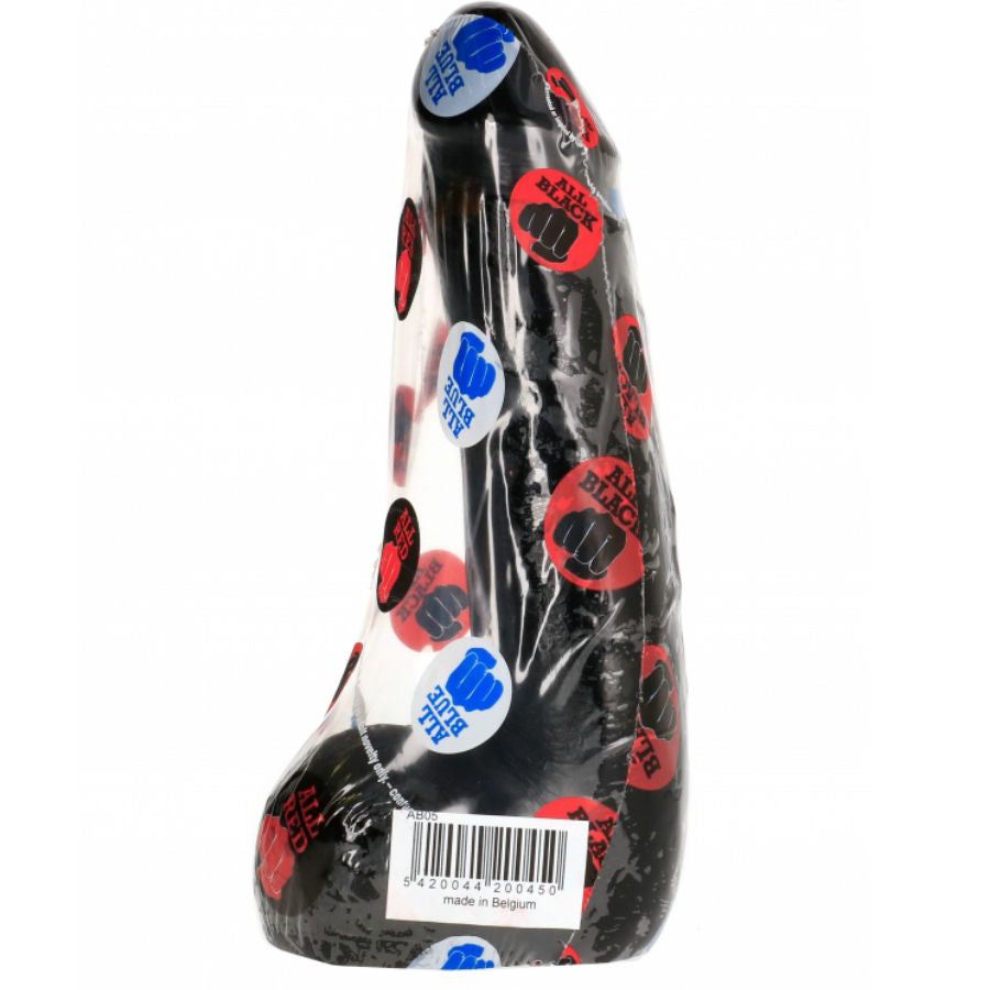 ALL BLACK – Dildo realistico nero morbido 20 cm