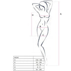 PASSION Woman BS026 – Bodystocking abito bianco stile taglia unica