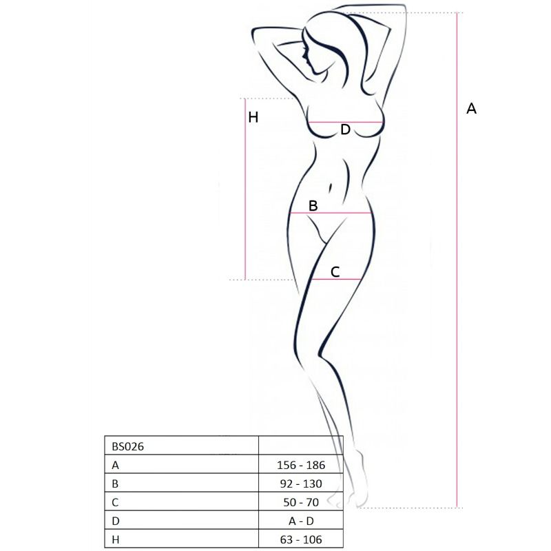 PASSION Woman BS026 – Femme  Bodystocking blanc style robe taille unique