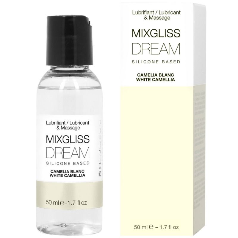 MIXGLISS Dream White Camelia – Silikon-Gleitgel, 50 ml