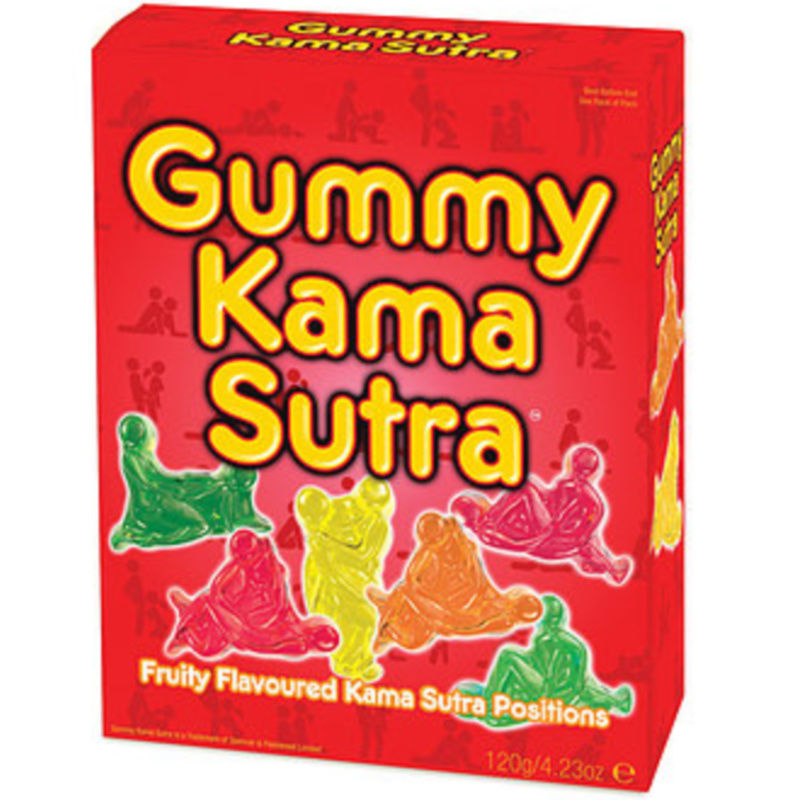 SPENCER & FLEETWOOD Kamasutra-Gummies – Fruchtgummis mit Kamasutra-Stellungen, 120 g