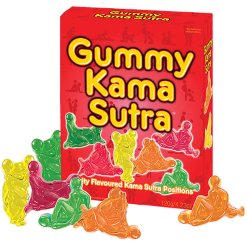 SPENCER & FLEETWOOD Kamasutra-Gummies – Fruchtgummis mit Kamasutra-Stellungen, 120 g